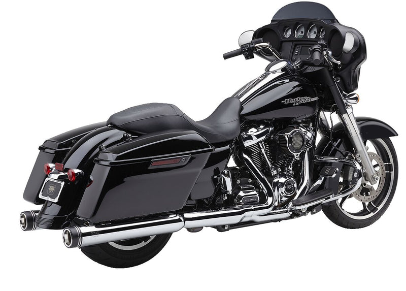 Gen 2 Neighbor Haters Series 4 Inch Mufflers Chrome For Harley Davidson FLHR 1750 2017-2019