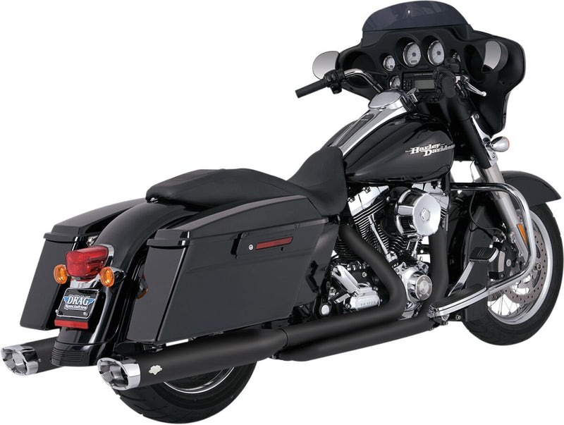 Dresser Duals Header System Black For Harley Davidson FLTRXSE2 1800 ABS 2013