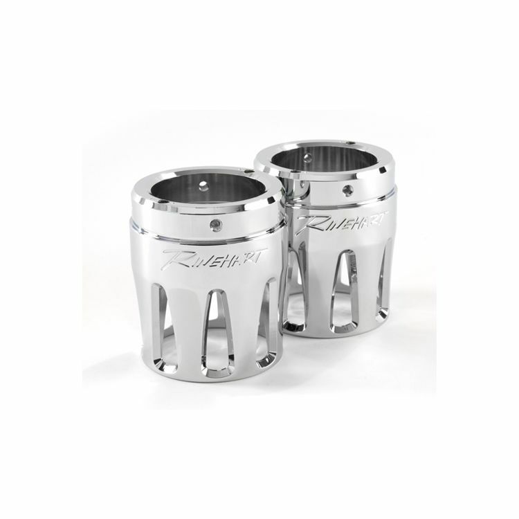 End Caps Merge Exhaust Moto Chrome - 4 Inch