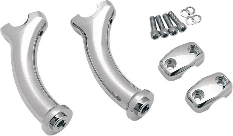 Deuce Style Handlebar Riser Chrome - 5-1/2 Inch