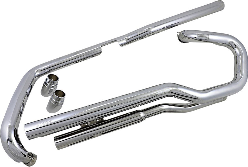 Slash Down Hot Rod Speedster Exhaust Chrome For Honda VT 750 C 2007