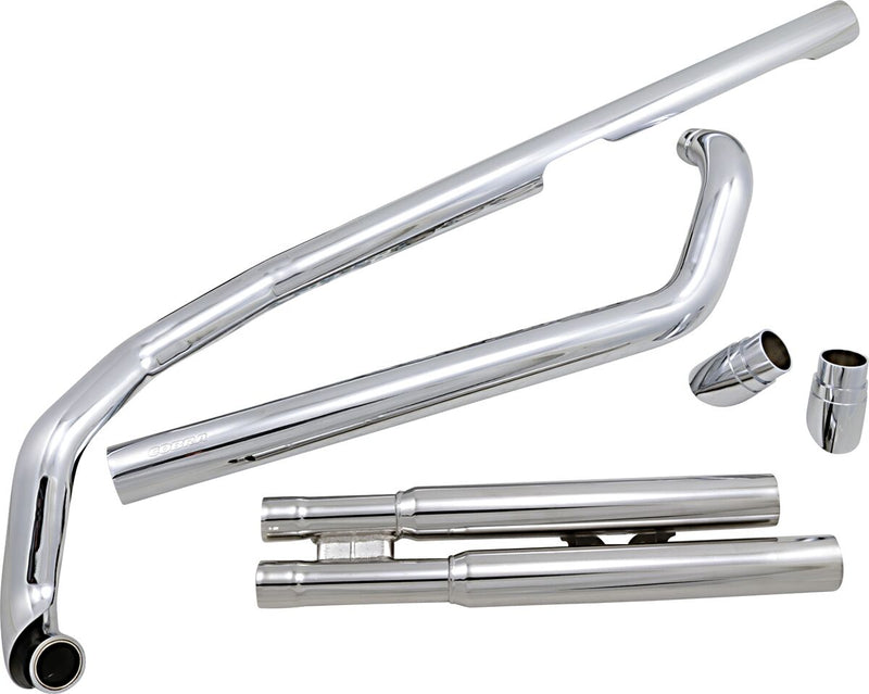 Speedster Slashdown Exhaust System Chrome For Yamaha XVS 1100 1999-2002