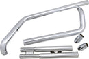Slash Down Hot Rod Speedster Exhaust Chrome For Kawasaki VN 1500 1996-1997