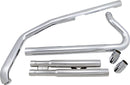 Slash Down Hot Rod Speedster Exhaust Chrome For Kawasaki VN 2000 2004-2007