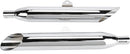 Slashcut Slip-On Mufflers Chrome For Yamaha XVS 1100 2004-2009