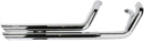 Speedster Streetrod Slash Down Exhaust System Chrome Honda
