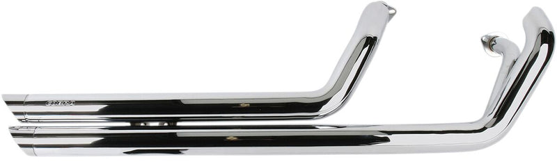 Speedster Streetrod Slash Down Exhaust System Chrome Honda