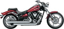 Dragster Exhaust System Chrome For Yamaha XV 1900 C 2008-2017