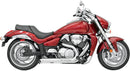 Pro Street Over & Under Turn Out Exhaust System Chrome