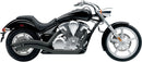 Speedster Swept Exhaust System Black For Honda VT 1300 CR 2010-2016
