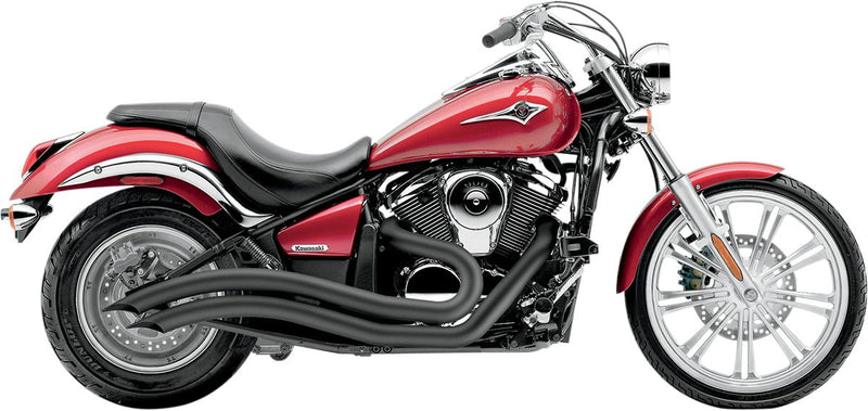Speedster Swept Exhaust System Black For Kawasaki VN 900 2006-2016