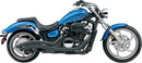 Speedster Swept Exhaust System Black For Yamaha XVS 1300 C 2011-2017