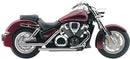 Dragster Exhaust System Chrome For Honda VTX 1800 N 2004-2008