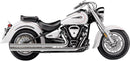 Speedster Long Exhaust System Chrome For Yamaha XV 1700 AS 2008-2014