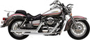 Dragster Exhaust System Chrome For Kawasaki VN 1500 1996-1997