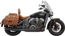 Road Rage 2-Into-1 With Long Change Megaphone Exhaust System Muffler Black