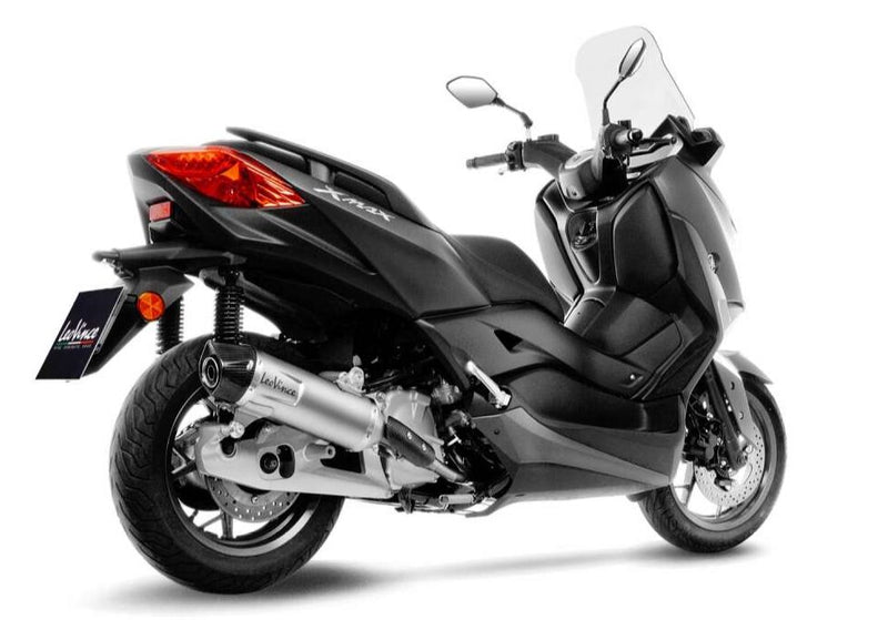 LV-One Evo Full System Slash Down Exhaust System Matt Black For Yamaha YP 125 ABS 2018-2020