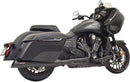 Road Rage 2:1 Exhaust System Black For Indian Challenger 108 ABS 2020-2022