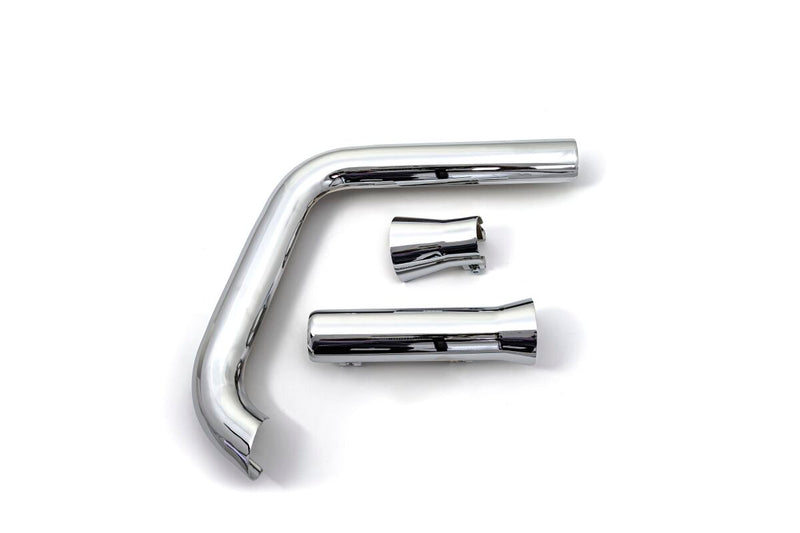 Silvertail K02 Full-System Exhaust Chromed Steel For Hyosung GV 650 2005-2007