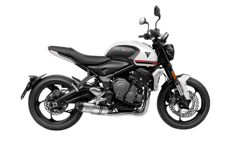 LV-One Evo Full System Slash Cut Exhaust System Matt Black For Triumph Tiger Sport 660 ABS 2022-2023