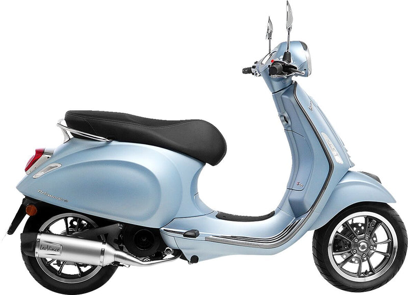 LV-One Evo Full System Exhaust System Matt Black For Vespa Primavera 125 IGET ABS 2021-2022