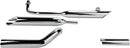 Slashcut Slip-On Mufflers Chrome For Yamaha XVS 650 2006-2011