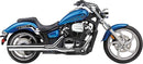 Slip-On 4 Inch Muffler Chrome For Yamaha XVS 1300 C 2011-2017