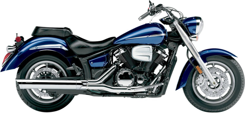 Slip-On 4 Inch Muffler Chrome For Yamaha XVS 1300 A 2007-2013