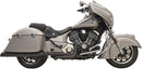 True Dual Exhaust System Black - 4 Inch