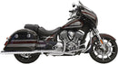True Dual Exhaust System Chrome - 4 Inch