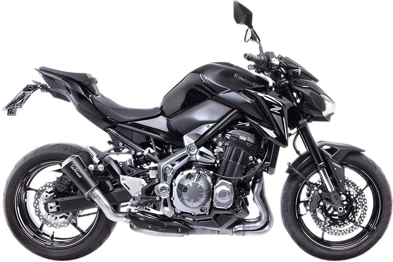 LV-10 Black Slip-On Muffler Sandblast For Kawasaki Z 900 2018-2019