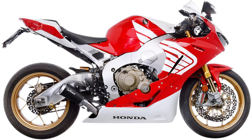 LV-10 Black Slip-On Muffler Sandblast For Honda CBR 1000 RR 2017-2019