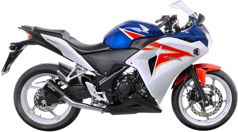 LV-10 Black Slip-On Muffler Sandblast For Honda CBR 250 R 2011-2014