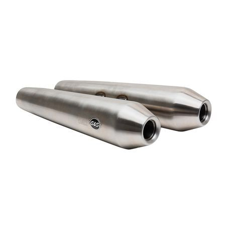 Tapered Cone Slip-On Mufflers For Royal Enfield 650 Twins