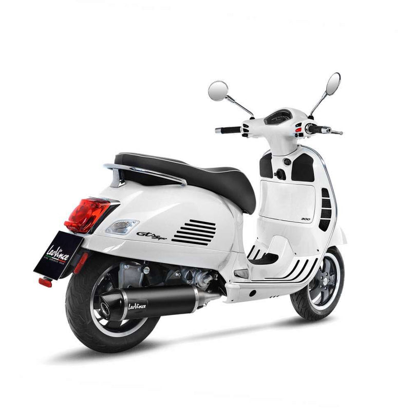 Nero Slip-On Muffler Black For Vespa GTS 300 I.E. ABS 2019-2020