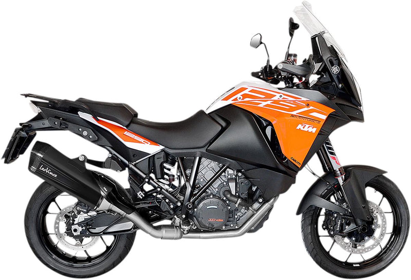 LV-12 Slip-On Dual Outlet Muffler Matt Finish For KTM Adventure 1050 ABS 2015-2016