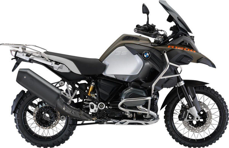 2-In-1 Slip-On Muffler Black ESM3 For BMW R 1200 GS ABS 2013-2016