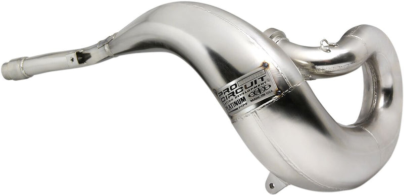 Platinum 2-Stroke Exhaust Head Pipe Silver For Yamaha YZ 250 02-21 / YZ 250 X 16-22