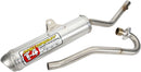 T-4 Exhaust System Silver For Honda CRF 150 F - 06-17