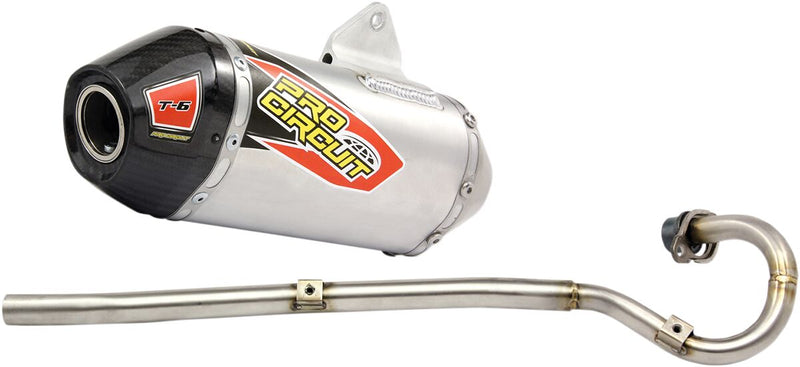 T-6 Exhaust System Silver For Honda CRF 125 F - 14-18