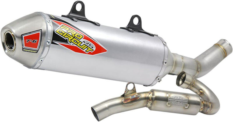 T-6 Euro Exhaust System Silver For Husqvarna FC 450 16 / KTM SX-F 450