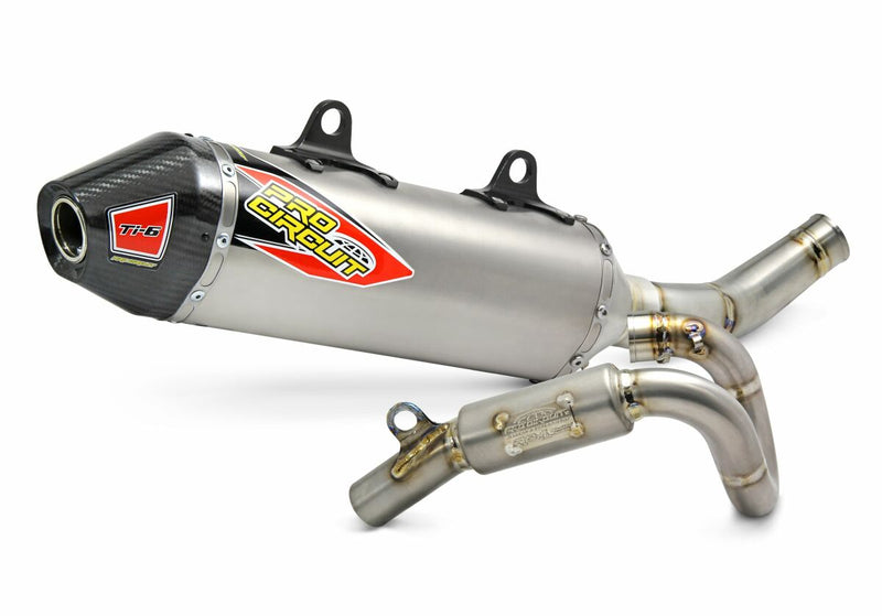 T-6 Euro Exhaust System Silver For Husqvarna 16-18 / KTM 16-18