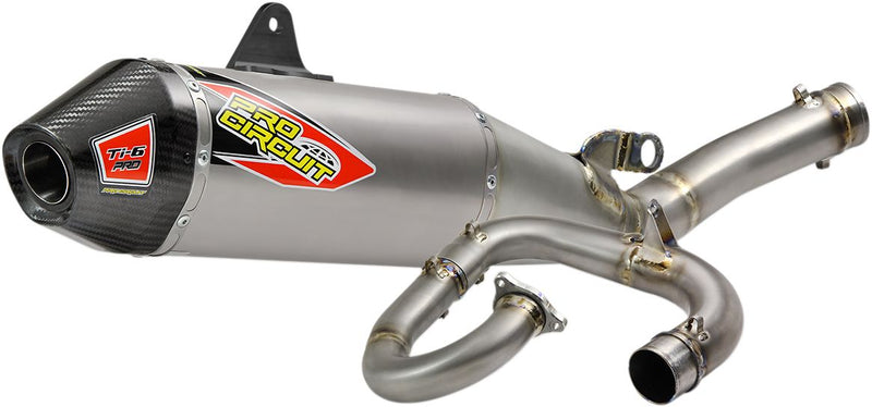 Ti-6 Pro Titanium With Carbon End Cap Exhaust System For Yamaha YZ 450 F 2018-2019