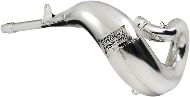 Platinum 2-Stroke Exhaust Pipe Silver For Gas Gas XC 300 - 18