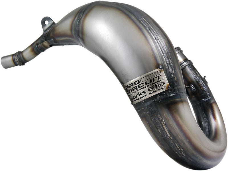 2-Stroke Exhaust Works Pipe Silver For Husqvarna TC 125 - 18 / KTM SX 125 - 16