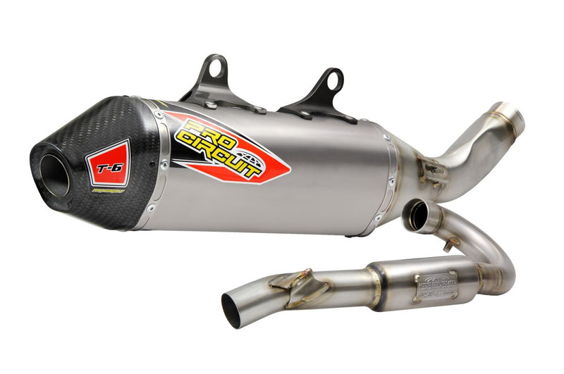T-6 Euro Exhaust System Silver For Husqvarna FC 350 19 / KTM SX-F 350 19-20