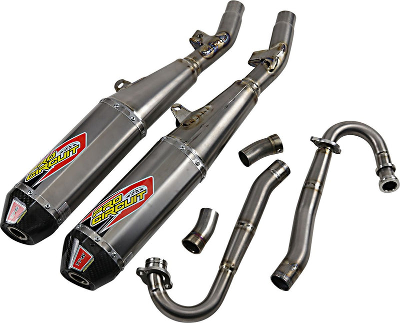 TI-6 Exhaust System Silver For Honda CRF 250 R / RX 20-21