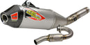 TI-6 Exhaust System Silver For Kawasaki KX 250 - 21-22