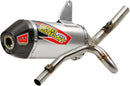 T-6 Exhaust System Silver For Kawasaki KLX 140 - 08-20