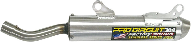 304 Slip-On Silencer Silver For Honda CR 250 R - 04-07